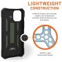 URBAN ARMOR GEAR UAG Designed for iPhone 12 Mini Case [5.4-inch screen] Rugged Lightweight Slim Shockproof Pathfinder Protective Cover, Olive