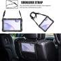 ZenRich Galaxy Tab A 8.4 Case (2020), SM-T307/SM-T307U Case with Kickstand Hand Strap and Shoulder Strap zenrich Heavy Duty Shockproof Case for Samsung Galaxy Tab A 8.4 T307 Verizon /Sprint (Black