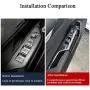 XITER 4pcs ABS Carbon Fiber Car Interior Automobile Door Window Control Panel Cover Molding Door Lock Switch Trim Accessories For Honda 10th Civic 2016 2017 2018 2019 2020 (BLACK) XITER 4pcs ABS Carbon Fiber Car Interior Automobile Door Window Control Panel Cover Molding Door Lock Switch Trim Accessories For Honda 10th Civic 2016 2017 2018 2019 2020 (BLACK)