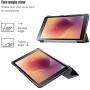 ProCase Galaxy Tab A 8.0 2017 T380 T385 Case (Old Model), Slim Light Smart Cover Stand Hard Shell Case for 8.0 inch Galaxy Tab A Tablet 2017 T380 T385 -Grey