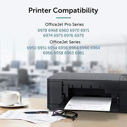 OfficeWorld Remanufactured Ink Cartridge Replacement for HP 902 XL 902XL Ink Cartridge to use with OfficeJet Pro 6978 6968 6970 6975 6954 New Upgraded Chips (Black, Cyan, Magenta, Yellow, 4 Pack)