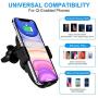 Wireless Car Charger TOOVREN Phone Mount Auto Clamping Fast Qi iPhone Car Charger Air Vent/Cup Holder for Car 10W Charging for iPhone 12/11 Pro Max/X/XR/8/7Plus,Samsung Note10+/s9,Google Pixel