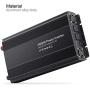 HAITRAL Power Inverter 3000W Modified Sine Wave Inverter 3000 Watt 12 Volt DC to 110 Volt AC Converter with Three Intelligent Temperature Control Fans