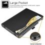 Fintie Case for New iPad 8th Gen (2020) / 7th Generation (2019) 10.2 Inch - [Corner Protection] Multi-Angle Viewing Folio Stand Cover with Pocket, Pencil Holder, Auto Wake/Sleep, Black