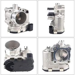 WMPHE Compatible with Electronic Throttle Body Assembly Ford Fiesta 2011-2015 Replace OE# 0280750535 TB1166 S20169 31330780 1472934 1486105 1751015 7S7Z9E926A 977-352