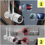 Wireless Security Camera System, 8 Channel Surveillance NVR Recorder and 8Pcs 1080P Home Outdoor Motion Activated IP Bullet Surveillance Cameras with Night Vision, 3TB Hard Drive