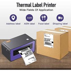 High Speed Direct Thermal Shipping Label Printer - Thermal Label Maker Writer for Shipping Packages Barcode Mailing, Logistic Label Printer Compatible with Amazon, UPS, USPS, Etsy - 4x6 Label Printer