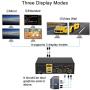 2 Port Dual Monitor KVM Switch HDMI + DisplayPort 4K 60Hz YUV 4:4:4 with Audio and USB 2.0 HUB CKL-622DH