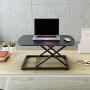 FlexiSpot Laptop Desk Riser - 27'' Standing Desk Sturdy Sit Stand up Converter for Laptop Notebook (ML2B Black Laptop Stand, No Assembly Required)