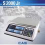 CAS S2000Jr 30 Pound Capacity - LCD Display - 3 Direct PLUs annd 199 Indirect PLUs - Food or Retail Industry Scale - NTEP Approved