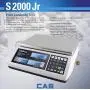 CAS S2000Jr 60 Pound Capacity - LCD Display - 3 Direct PLUs annd 199 Indirect PLUs - Food or Retail Industry Scale - NTEP Approved