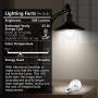 Dusk to Dawn Light Bulb- 2 Pack, AmeriTop A19 LED Sensor Light Bulbs; UL Listed, Automatic On/Off, 800 Lumen, 10W(60 Watt Equivalent), E26 Base, Indoor/Outdoor Lighting Bulb (5000K Daylight)