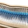 664 Pcs 17 Values Resistor Kit 0 Ohm-1M Ohm with 1% 1/4W Metal Film Resistors Assortment and Free Product 1 Pcs Thermistor