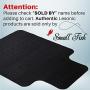 Office Chair Mat for Hardwood and Tile Floor with Lip, Black, Anti-Slip, Non-Curve, Under the Desk Mat Best for Rolling Chair and Computer Desk, 47x35 Non-Toxic and no BPA Plastic Protector