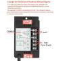 Electric Gear Motor, Walfront AC 220V 90W Single Phase Asynchronous Gear Motor High Torque Deceleration Adjustable Speed 5K/10K/20K/50K/100K RPM Optional(50k)