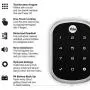 Yale Assure Lock SL with Zigbee - Smart Key Free Touchscreen Keypad Deadbolt - Works with Xfinity Home, Amazon Echo Show, Amazon Echo Plus and More - Satin Nickel