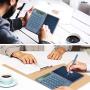 Basic Calculator Notepad with 6.5 Inch LCD Writing Tablet, Rechargeable, Lock Button and E-Pen,12 Digit Display, Also Inkless Drawing/Memo Pads/Planning Boards, Hand-held for Daily and Basic Office