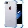 Matone for iPhone 7 Plus Case, for iPhone 8 Plus Case, Crystal Clear Shock Absorption Technology Bumper Soft TPU Cover Case for iPhone 7 Plus (2016)/iPhone 8 Plus (2017) - Clear Blue