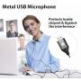 USB Lavalier Microphone-MAONO AU-UL10 192kHz/24bit Omnidirectional Lapel Mic Hands Free Shirt Collar Clip-on Microphone for PC Computer, Laptop, YouTube, Skype Recording, Live Broadcasting
