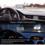 Pyle Universal 3.5’’ Car HUD - Head-Up Display Multi-Color Windshield Screen Projector Vehicle Speed & GPS Navigation Compass, Plug & Play - (PHUD12)