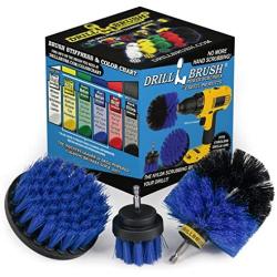 Drill Brush Boat Accessories – Kayak Cleaning Kit – Boat Drill Brush Set - Marine Scrub Brush Attachment for Drill - Rotary Cleaning Brushes for Boats by Drill Brush Power Scrubber by Useful Products
