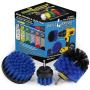 Drill Brush Boat Accessories – Kayak Cleaning Kit – Boat Drill Brush Set - Marine Scrub Brush Attachment for Drill - Rotary Cleaning Brushes for Boats by Drill Brush Power Scrubber by Useful Products