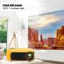 Mini Handheld Projector,Mini Portable Projector Household Projector … (Orange Black)