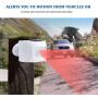 Emacros Pairable 1/2 Mile Long Range Solar Wireless Driveway Alarm Weatherproof Motion