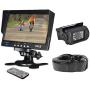 Car Backup Rear View Camera - Reverse Parking Rearview Back Up Car Camera And Monitor Video System w/ 7'' Monitor, Dual DC 12-24V - Back Up Camera For Bus, Truck, Trailer, Van - Pyle PLCMTR71