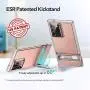 ESR Metal Kickstand Case Compatible with Samsung Galaxy Note 20 Ultra (6.9-Inch) [Vertical and Horizontal Stand] [Reinforced Drop Protection] – Clear