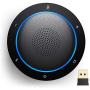 Kaysuda Bluetooth Conference Speakerphone Wireless Microphone and Speaker for Mobile Phone and Computer, USB Office Speakerphone for Skype, Zoom