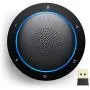 Kaysuda Bluetooth Conference Speakerphone Wireless Microphone and Speaker for Mobile Phone and Computer, USB Office Speakerphone for Skype, Zoom