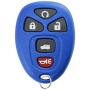 KeylessOption Keyless Entry Remote Start Control Car Key Fob Replacement for 22733524-Blue