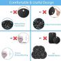 Mount Metal Plate 5 Pack, Universal Metal Disc Replacement with Strong Adhesive for Magnetic Cell Phone Car Mount GPS Holder 5 Round