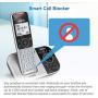 VTECH VS112-3 DECT 6.0 Bluetooth 3 Handset Cordless Phone for Home with Answering Machine, Call Blocking, Caller ID, Intercom and Connect to Cell (Silver & Black)