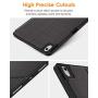 DTTO Case for iPad Air 4 2020, iPad 10.9 Case, Double-fold Folio Stand Shockproof TPU Back Cover with Built-in Apple Pencil Holder - Multiple Viewing Angles, Grey Black
