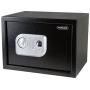 Stalwart Electronic Safe with Fingerprint Lock for Business or Home –Key or Biometric Entry Digital Wall or Floor Mount for Jewelry, Cash, and More