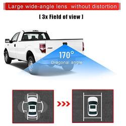 Rear View Camera Backup Camera Replacement for Ford F150 2005-2014 F250 F350 F450 F550 2008-2016 Tailgate Handle Camera Reverse Parking Camera Truck