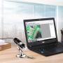 Bysameyee USB Digital Microscope 40X to 1000X, 8 LED Magnification Endoscope Camera with Carrying Case & Metal Stand, Compatible for Android Windows 7 8 10 Linux Mac