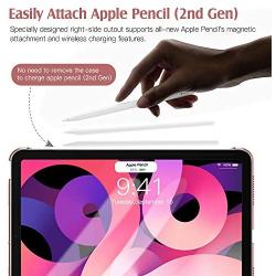 TiMOVO Case for New iPad Air 4th Generation, iPad Air 4 Case (10.9-inch, 2020), [Support 2nd Gen Apple Pencil Charging] Slim Stand Protective Cover Shell with Auto Wake/Sleep - Rose Gold