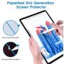 [2 Pack]Paperfeel Screen Protector Compatible with iPad Pro 12.9 Screen Protector(2020 & 2018 Models), iPad Pro 12.9 Screen Protector PET Film for Drawing Anti-Glare and Paperfeel with Easy Installation Kit