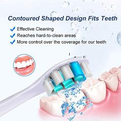 Replacement Toothbrush Heads Compatible with Philips Sonicare Electric Toothbrush. 12 Pack. 6er White and 6er Black.