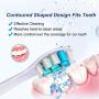 Replacement Toothbrush Heads Compatible with Philips Sonicare Electric Toothbrush. 12 Pack. 6er White and 6er Black.