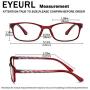 Reading Glasses Womens Blue Light Blocking - 2 Pack Lightweight Computer Readers +1.0 Glare Blocking Ladies Eyeglass