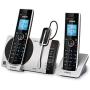 VTech Connect to Cell DS6771-3 DECT 6.0 Cordless Phone - Black, Silver, 6.9'' x 4'' x 6.6''