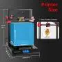 Official Creality CR 10S Pro FDM 3D Printer Silent Mother Board Creative Capricorn PTFE Dual Extruder Gears for Hobbyists Designers and Home Users