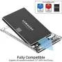 SABRENT 2.5-Inch SATA to USB 3.0 Tool-Free Clear External Hard Drive Enclosure [Optimized for SSD, Supports UASP SATA III] (EC-OCUB)