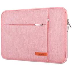 Lacdo 14 Inch Laptop Sleeve Computer Case Portable Bag for Dell Inspiron 14 5481 / HP Stream 14'' / Acer Spin 3 / ASUS L402YA / HP Acer Chromebook 14, S330 / Flex 14 Notebook, Water-Resistant, Peach