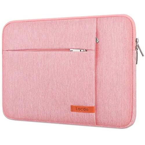 Lacdo 14 Inch Laptop Sleeve Computer Case Portable Bag for Dell Inspiron 14 5481 / HP Stream 14'' / Acer Spin 3 / ASUS L402YA / HP Acer Chromebook 14, S330 / Flex 14 Notebook, Water-Resistant, Peach