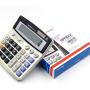 OFFIDIX Office Calculators Desktop Calculator,Basic Calculators, Solar Battery Dual Power Electronic Calculator Portable 12 Digit Large LCD Display Calculator Large Calculator